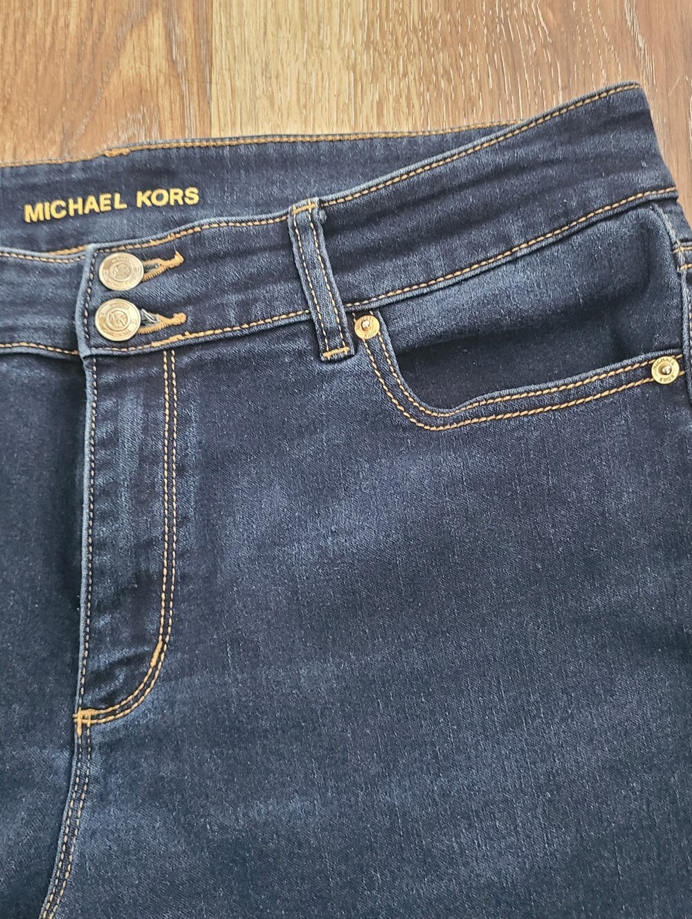 Michael Kors Selma Straight Jeans Women's Size 14 - Picture 3 of 8